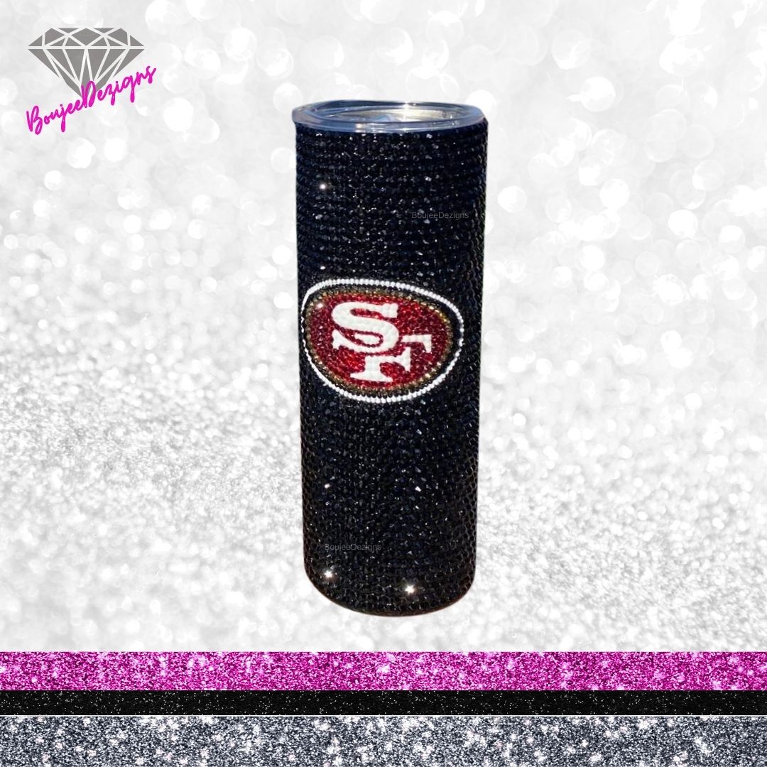 Custom Full Bling Tumbler with Design