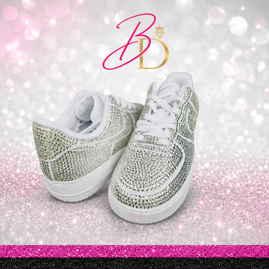 Full Bling Low & High Top Sneakers — Made to Order
