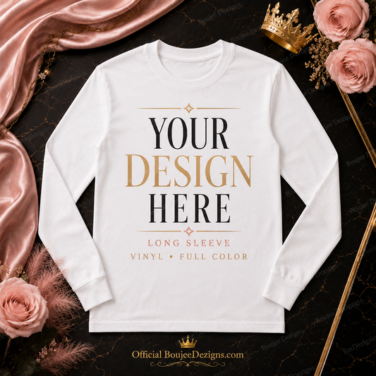 Custom Long Sleeve T-Shirt - Made To Order