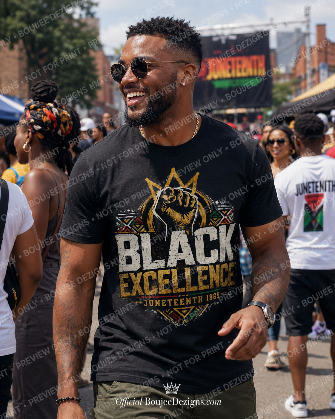 Black Excellence Juneteenth Tee