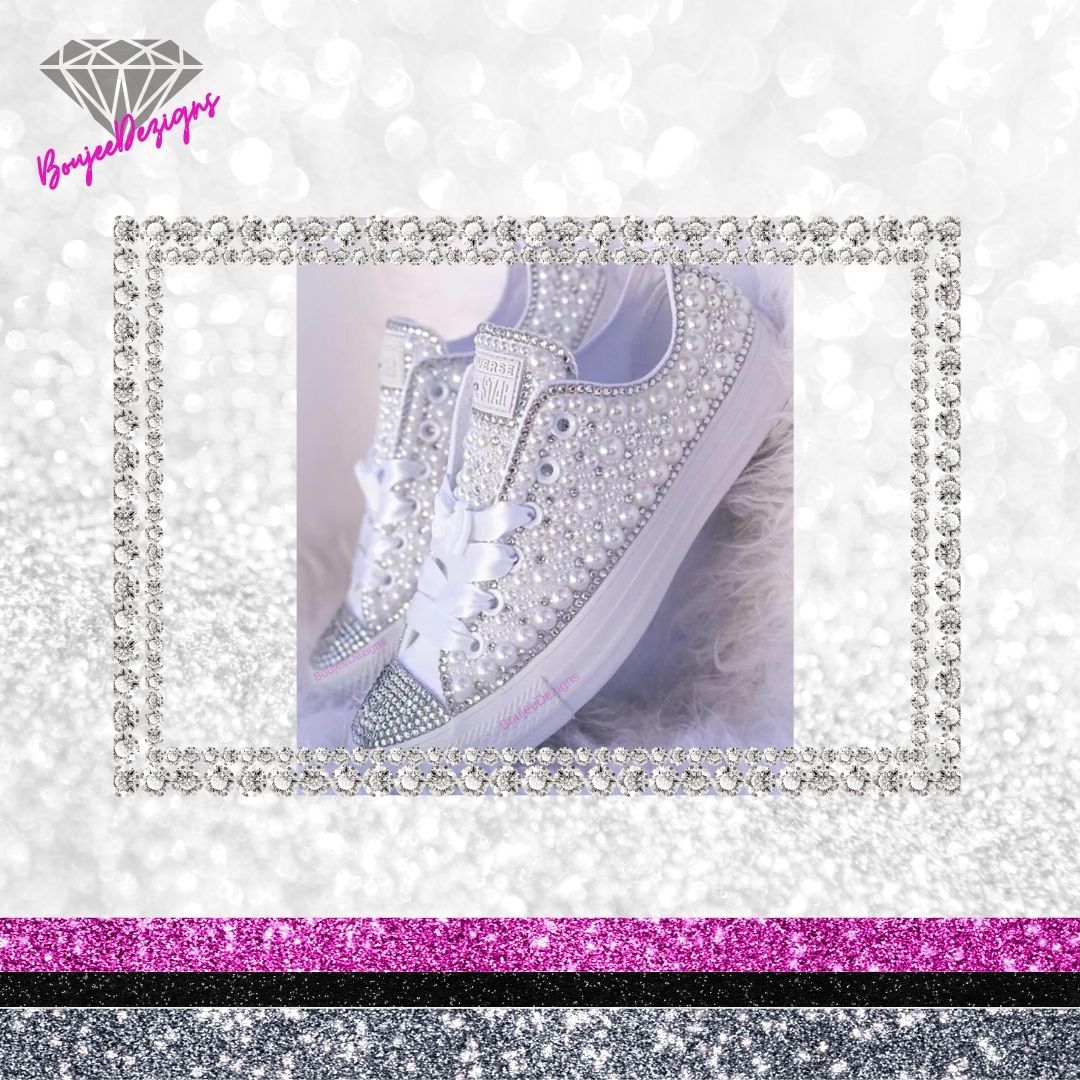 Custom Bling Converse Fully Covered