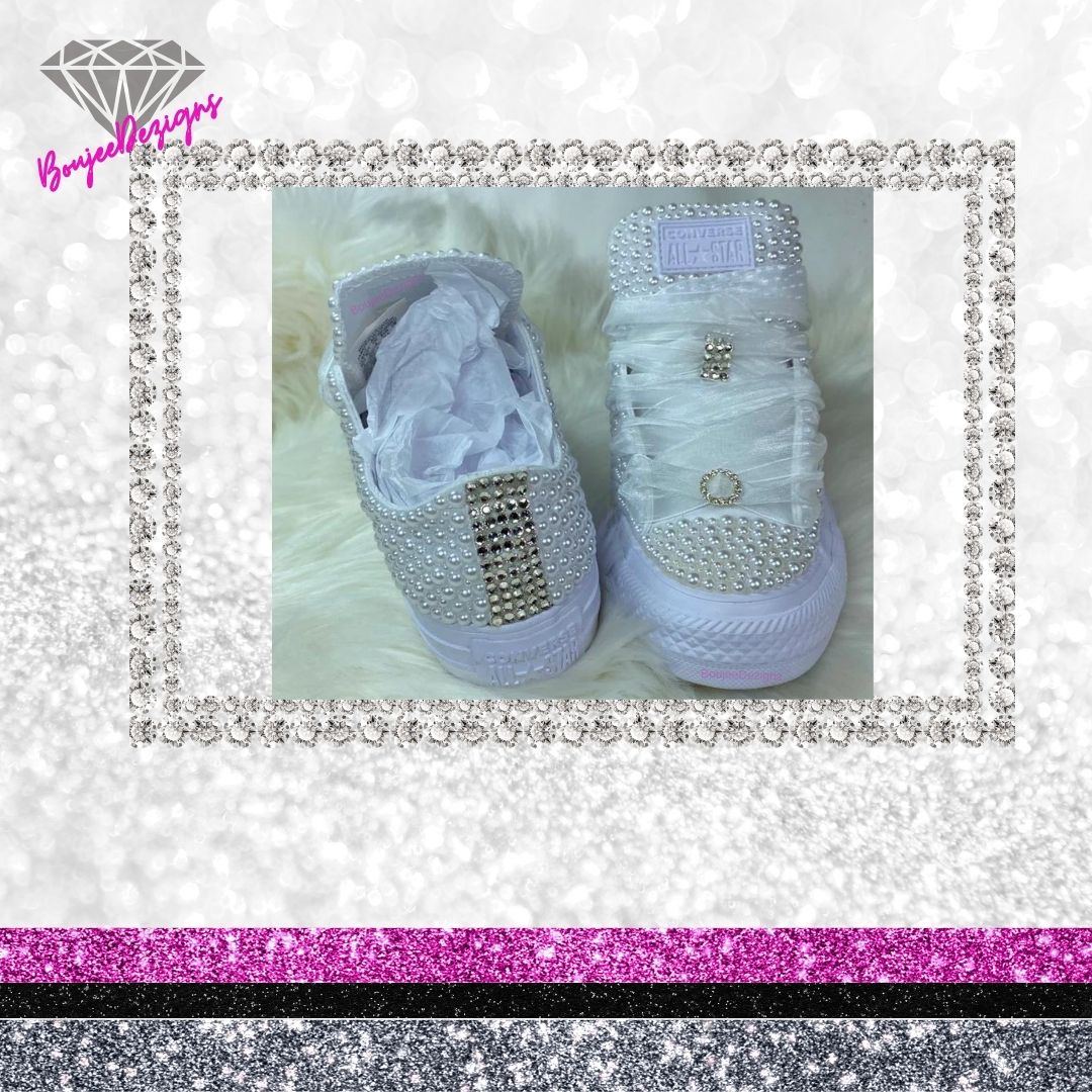 Custom Bling Converse Fully Covered