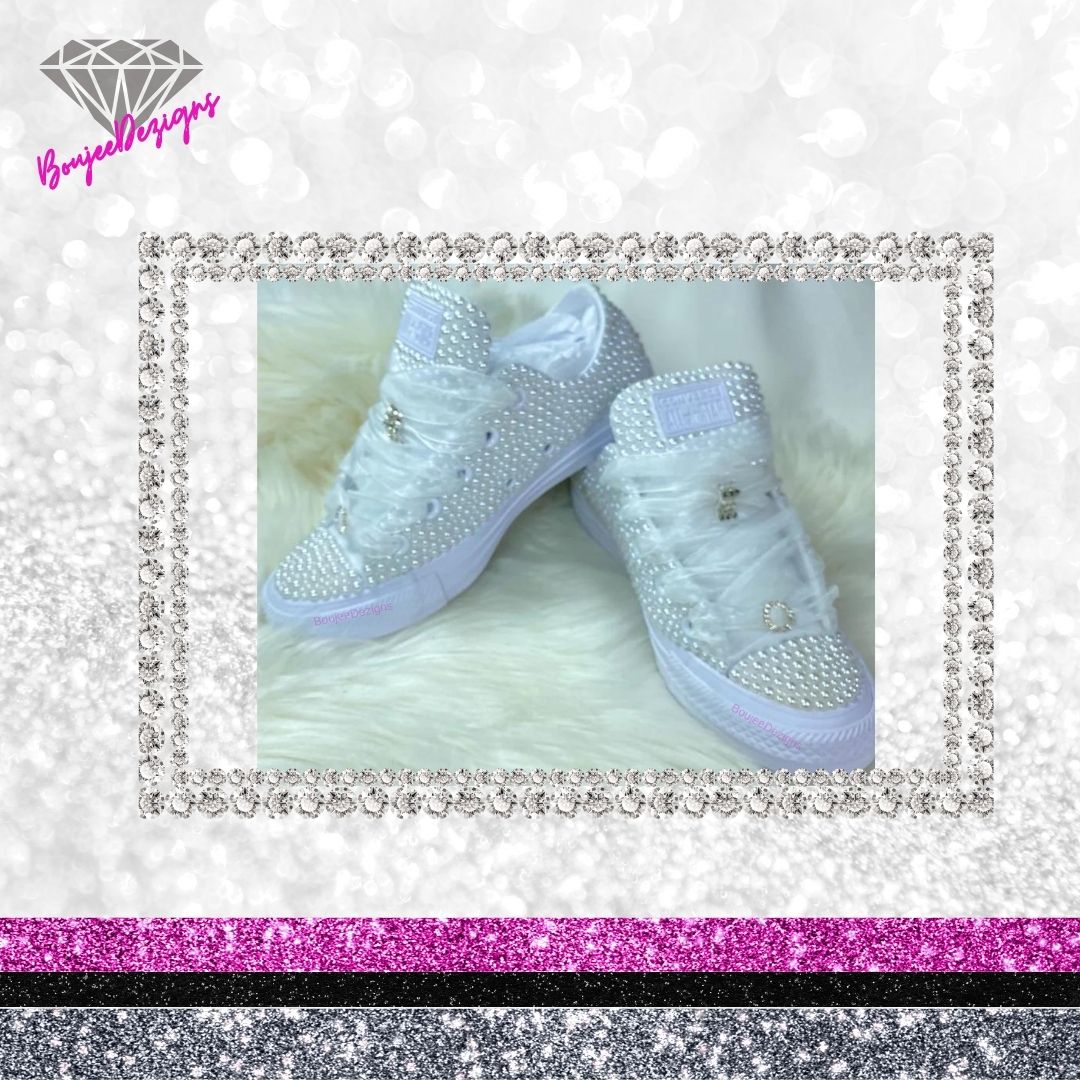 Custom Bling Converse Fully Covered